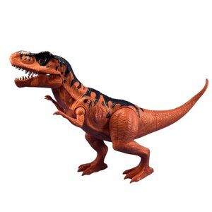 T REX roaring sounds flashing eyes tyrannosaurus VGUC